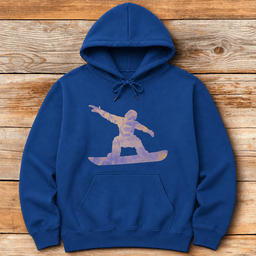 Tiedye Snowboarder Hoodie Gift For Snowboarder