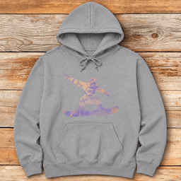 Tiedye Snowboarder Hoodie Gift For Snowboarder