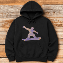 Tiedye Snowboarder Hoodie Gift For Snowboarder