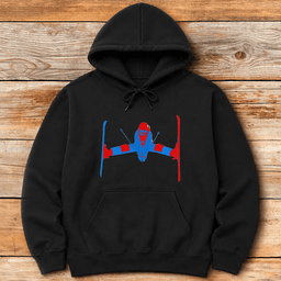 Two Tone Daffy Hoodie Gift For Skier