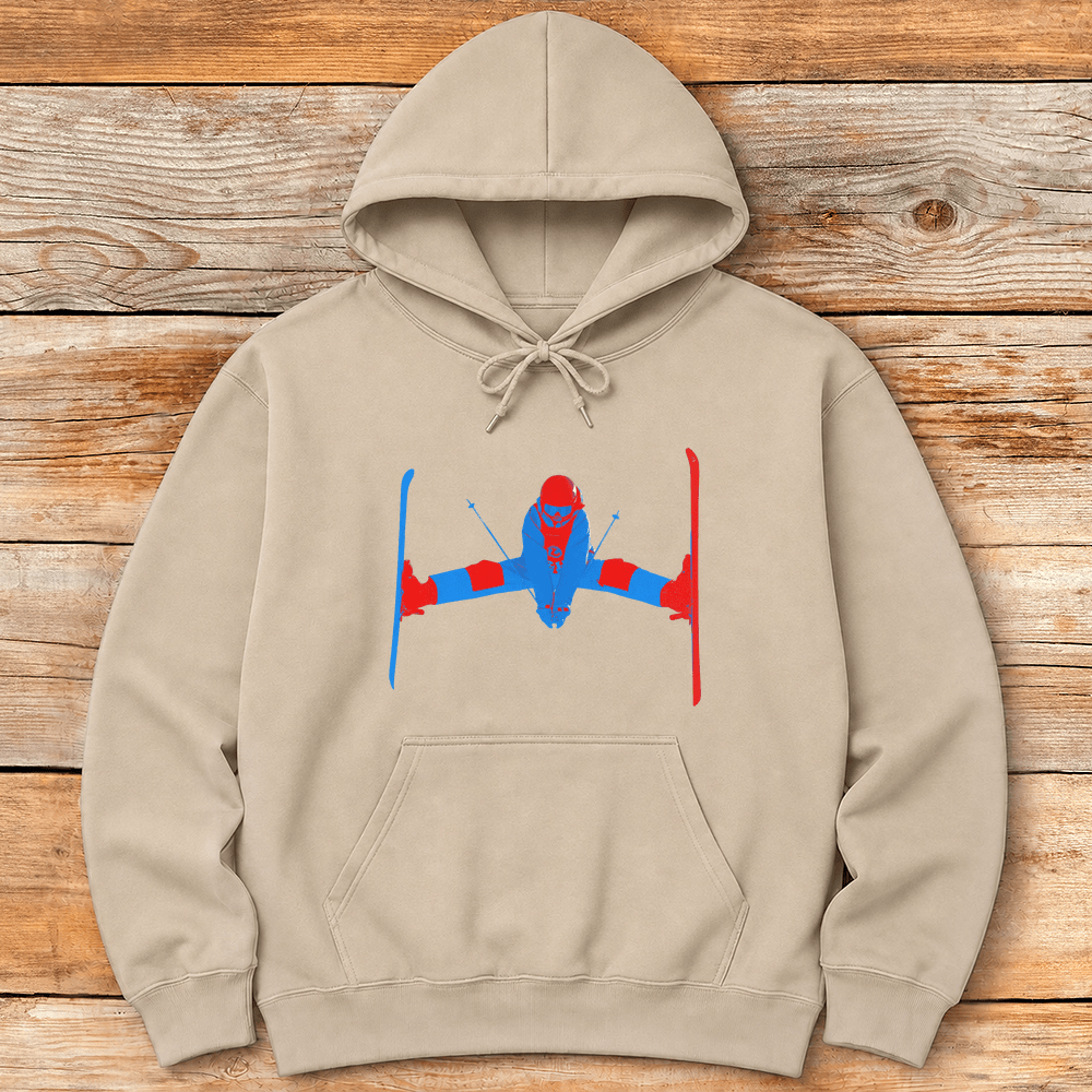 Two Tone Daffy Hoodie Gift For Skier