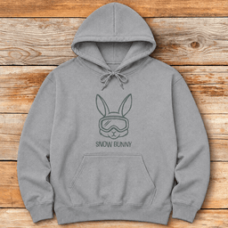 Snow Bunny Hoodie Gift For Skier