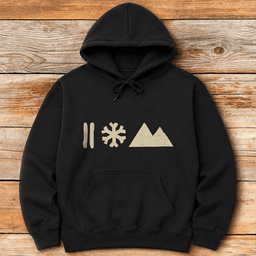 Strictly The Basics Hoodie Gift For Skier