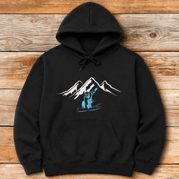 Two Tone Ripper Hoodie Gift For Skier