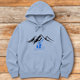 Two Tone Ripper Hoodie Gift For Skier