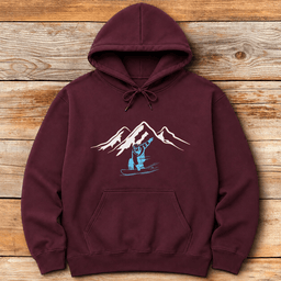 Two Tone Ripper Hoodie Gift For Skier