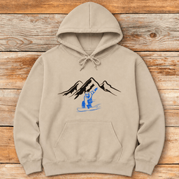 Two Tone Ripper Hoodie Gift For Skier