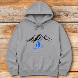 Two Tone Ripper Hoodie Gift For Skier