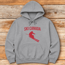 Ski Canada Hoodie Gift For Skier