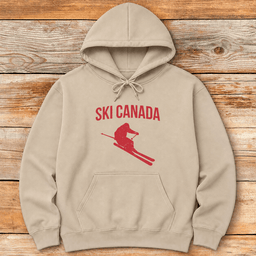 Ski Canada Hoodie Gift For Skier