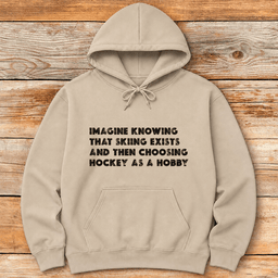 Skiing Best Hobby Hoodie Gift For Skier