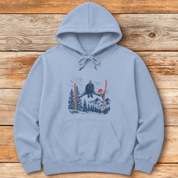 Kosak King Hoodie Gift For Skier