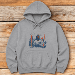 Kosak King Hoodie Gift For Skier