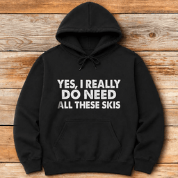 Lotta Skis Hoodie Gift For Skier