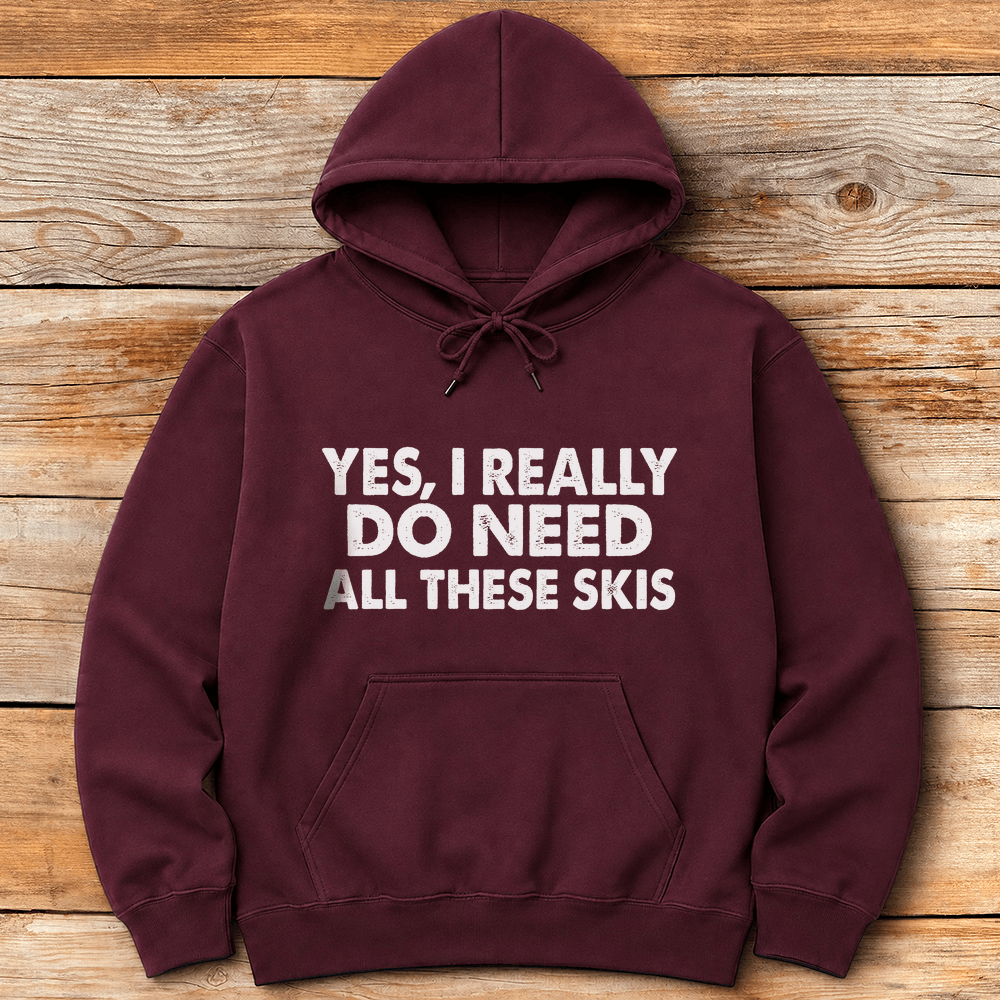 Lotta Skis Hoodie Gift For Skier