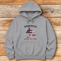 Snowboard USA Flag 250 Hoodie Gift For Snowboarder