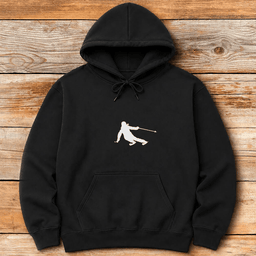Simple Carving Silhouette Hoodie Gift For Skier