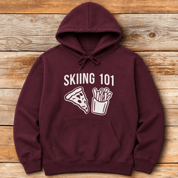 Skiing 101 Hoodie Gift For Skier