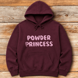 Powder Princess Hoodie Gift For Skier