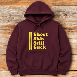 Short Skis Suck Hoodie Gift For Skier