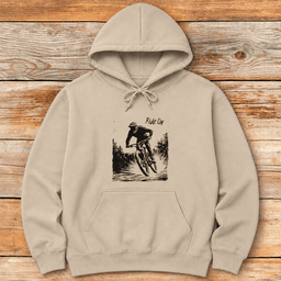 Ride On Hoodie Gift For Skier