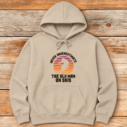 Old Men RIP Hoodie Gift For Skier