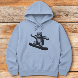 Radical Bear Boarder Hoodie Gift For Skier