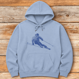 Rasterized Ripper Hoodie Gift For Skier