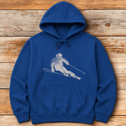 Rasterized Ripper Hoodie Gift For Skier