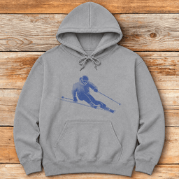 Rasterized Ripper Hoodie Gift For Skier