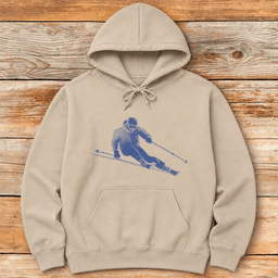 Rasterized Ripper Hoodie Gift For Skier