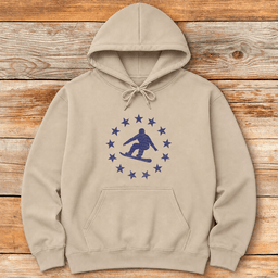 Star Spangled Snowboarder Hoodie Gift For Snowboarder
