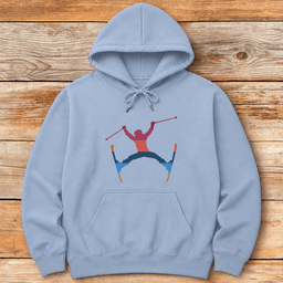 Spectrum Skier Hoodie Gift For Skier