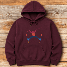 Spectrum Skier Hoodie Gift For Skier