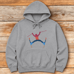 Spectrum Skier Hoodie Gift For Skier