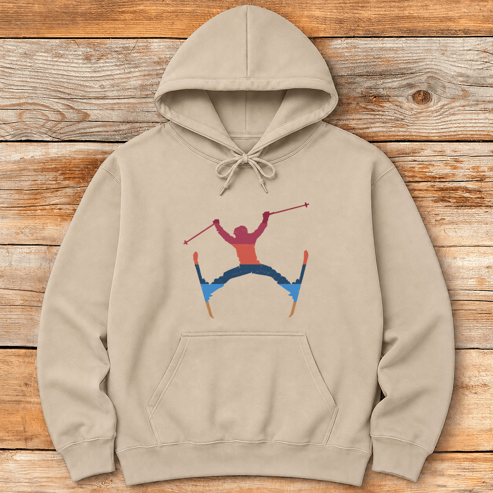 Spectrum Skier Hoodie Gift For Skier