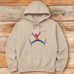 Spectrum Skier Hoodie Gift For Skier