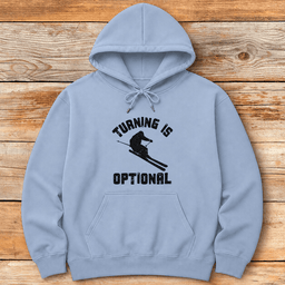 Turning Optional Hoodie Gift For Skier