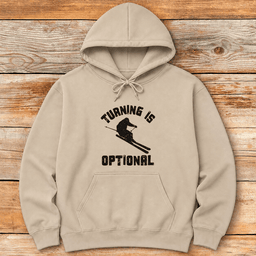 Turning Optional Hoodie Gift For Skier