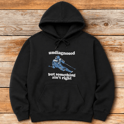 Undiagnosed Skier Hoodie Gift For Skier