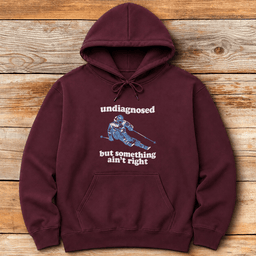 Undiagnosed Skier Hoodie Gift For Skier