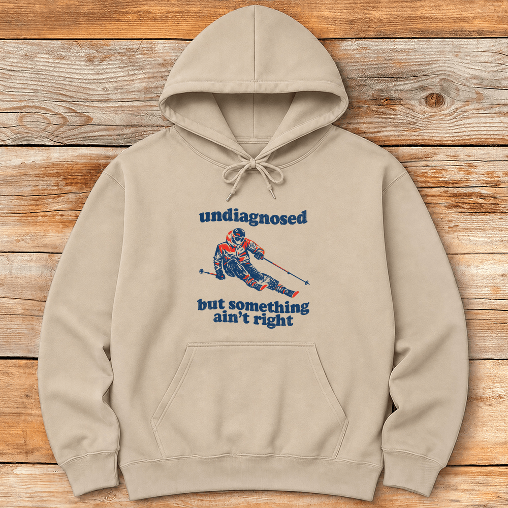 Undiagnosed Skier Hoodie Gift For Skier
