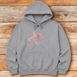 Tiedye Freeskier Hoodie Gift For Skier