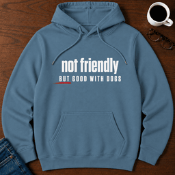 Not Friendly But Good With Dogs Hoodie Gift For Adults