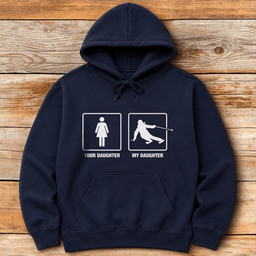 Your Daughter Vs My Daughter Hoodie Gift For Skier