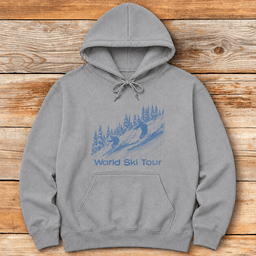 Vintage World Ski Tour Hoodie Gift For Skier
