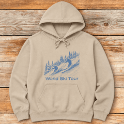 Vintage World Ski Tour Hoodie Gift For Skier
