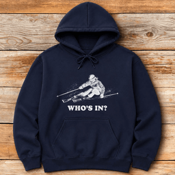 Whos In Skier Hoodie Gift For Skier