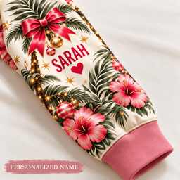 Personalized Too Glam To Give A Damn Flamingo Christmas Sweater & Hoodie