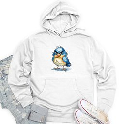 Angry Bird Unisex Midweight Hoodie